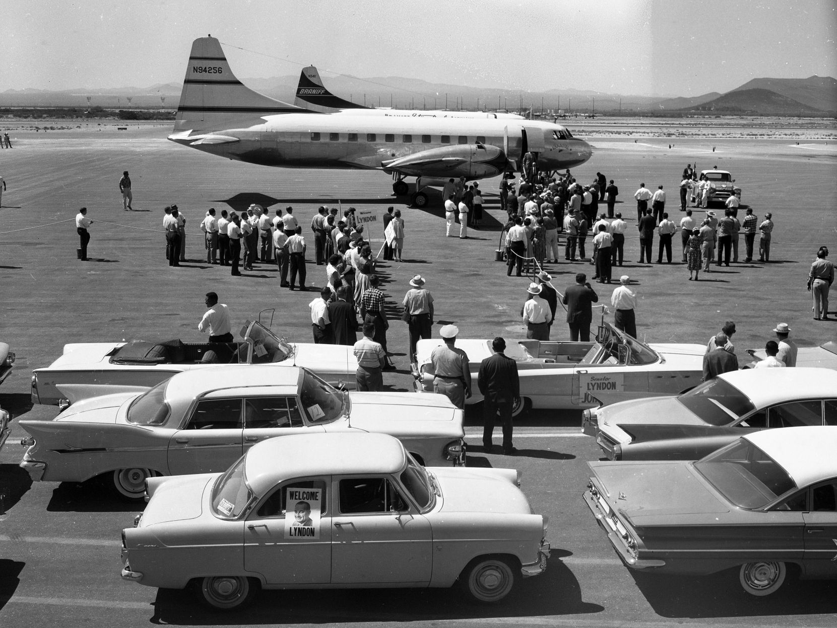 Kennedy-Johnson presidential campaign in 1960